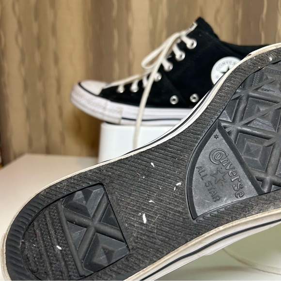 Converse Chuck Taylor All Star Madison Women's 9.5 Mid-Top Sneaker Black/White - Picture 10 of 15